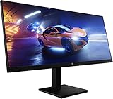 HP X34 34' WQHD IPS Gaming Display schwarz (HDMI/DisplayPort, 3440x1440,...