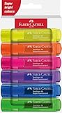 FABER-CASTELL 254646 - Textmarker Set 46, 6er Etui, Neon Farben, mit...