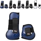 RL24 - Gamaschen & Streichkappen (4er Set) | Pferdebeinschutz mit...