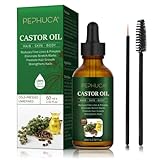 Rizinusöl - Bio Castor Oil für Haar, Wimpern, Augenbrauen, Bart, Nägel,...