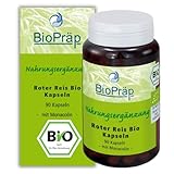 BioPräp Roter Reis BIO Kapseln mit Monacolin | 90 Zellulose-Kapseln |...