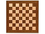 Cayro – Professionelles Schachbrett aus Holz – Weiß und Braun –...