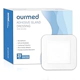 Ourmed Sterile Wundpflaster 15 x 15 cm, Selbstklebender steriler...