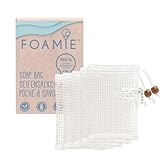 Foamie Seifensäckchen 5er Set, Bio Seifenbeutel für festes Shampoo &...