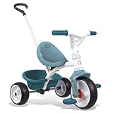 Smoby - Be Move blau - Kinderdreirad mit Schubstange, Sitz mit...