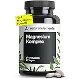 Magnesium Komplex - Premium: Aus 5 hochwertigen Verbindungen - 400mg...