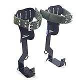 Queeucaer Baumklettern Spike Steigeisen Baumsteigeisen Climbing Spikes,...