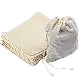 Irich 30 Stück 15 * 20 cm Baumwolltasche Klein mit Tunnelzug,...