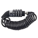 Helm-Kabelschloss, 4-stelliges Passwort, Diebstahlschutz, multifunktionaler...