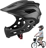 Kids Full Face Helm, 2 in 1 Kinder -Skateboard und Fahrradhelme, Leichter...