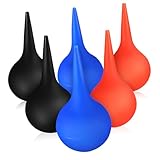 Yardwe 6 Stück Teiliges Ohrreinigungsset mit Gummibällen in Schwarz Blau...