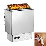 otmechl Elektrischer Saunaofen, 3 kW, 220 V tragbare Saunaheizung für...