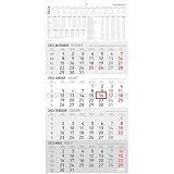 Zettler 4-Monatskalender 2026 – Wandkalender 30 × 63 cm mit...