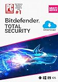 Bitdefender Total Security Multi Device 2024 | 5 Geräte | 1 Jahr | PC/Mac...