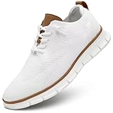 KEEZMZ Herren Mesh Oxford Schuhe Casual Sneakers Leichte Atmungsaktive...