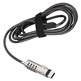 Vaguelly USB Schnittstellen Laptop Passwortschloss Flexibles Drehbares...