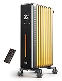 Dreo Ölradiator Energiesparend, 2000W Elektroheizung mit 9 Rippen, 3...