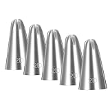 SOLUSTRE 5 Stück Teiliges Spritztüllen Set aus Edelstahl Langlebige...