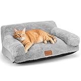 Nobleza Katzensofa Katzenbett Flauschig 60x45x30cm, Plüsch Hundebett...
