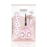 TITANIA Baby Maniküre Set (3-tlg.) • Baby Nagelschere, Baby Nagelknipser...