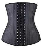 YIANNA Waist Trainer Damen Korsett Bauchweg Body Shaper Latex Shapewear...