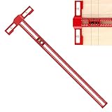 60cm T Vierkant Lineal, verstellbares Gleitendes Bohrer...