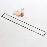 SaniteModar Duschrinne 60cm, Befliesbar Duschrinne mit Siphon Geruchsstop...