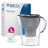 BRITA Wasserfilter Kanne Marella graphit (2,4l) inkl. 3x MAXTRA PRO...