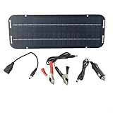 60 W 12 V Solarmodul-Set, monokristallines Solarpanel,...