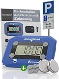 Tarpofix® Parkscheibe elektrisch mit Zulassung | Elektronische Parkscheibe...