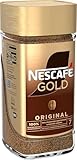 NESCAFÉ GOLD Original, löslicher Bohnenkaffee, Instant-Kaffee aus...