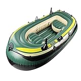 Aufblasbares Boot für 3 Personen mit Paddel und Pumpe - Schlauchboot aus...