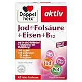 Doppelherz Jod + Folsäure + Eisen + B12 - Mit Folsäure als Beitrag für...