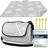 HAUSPROFI Picknickdecke, Wasserdicht XXL Stranddecke, Strandmatte, Picnic...