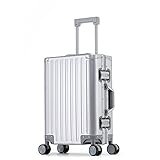 Simcat Alles Aluminium Handgepäckkoffer, großer Hartschalen-Koffer,...
