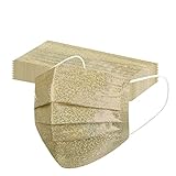Longra 10 Stück Einweg Mundschutz Erwachsene Glitzer Festlich Mund...
