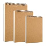 3 Stück Skizzenbüch, 30 Blatt/60 Seiten, Säurefreies Papier (120 G/M²),...