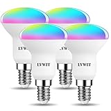 LVWIT WLAN Smart Led Lampe Reflektor, E14 4.9W Dimmbar Glühbirne...