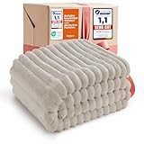 BEDSURE Kuscheldecke Flauschig - Wolldecke & Fleecedecke, Sofadecke, Weiche...