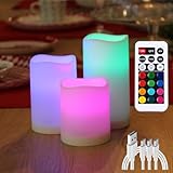 WRalwaysLX LED-Säule mit Fernbedienung, wiederaufladbar, USB Typ-C,...