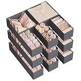 SONGMICS Aufbewahrungsbox für Schublade, 18er Set, Schubladen Organizer,...