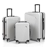 xRace 3-teiliges Kofferset ABS Hartschalenkoffer – 20/24/28 Zoll...