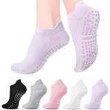 Utensilsto 5 Paar Yoga Pilates Socken, Rutschsocken Damen Socken 35-40,...