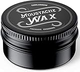Charlemagne Moustache Wax - Schnurrbart- und Bartwachs - Bartwichse mit...