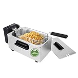 EMERIO 3.0L Öl-Fritteuse mit Kaltzonen Technologie | kein bitterer...