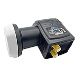 ARLI UHD Twin LNB Sat Digital 4K 0,1 dB Ultra HD direkt Anschluss 2 Fach...