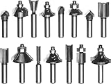 Original Einhell 15 tlg. Fräser-Set (passend für Elektro-Oberfräsen,...