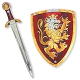 Liontouch - Edles Ritter-Spielzeugschwert & Schild für Jungen, Rot - Für...