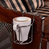 Strandkorb Getränkehalter - Edelstahl Halter für Gläser und Becher -...