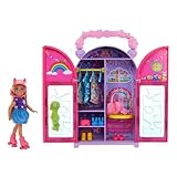 Barbie Chelsea Puppe und Kleiderschrank-Spielset mit Kleidung und...